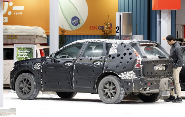 шпионские фото нового Volvo XC60 показали в Сети